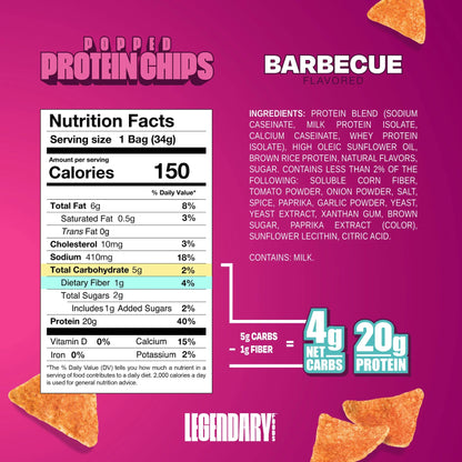 Legendary Foods - Popped Protein Chip - 34g