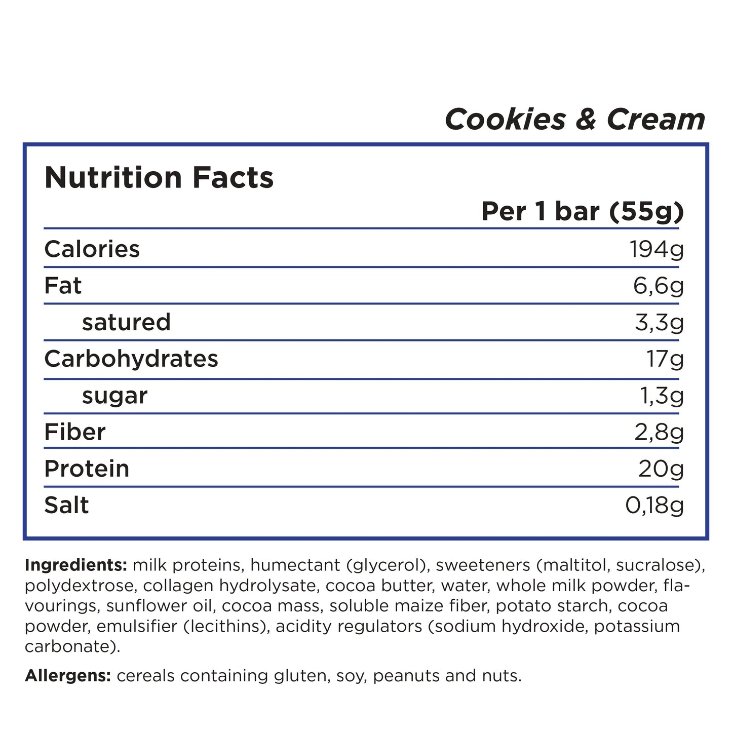 Barebells - High Protein No Sugar Added Bar - Box 12