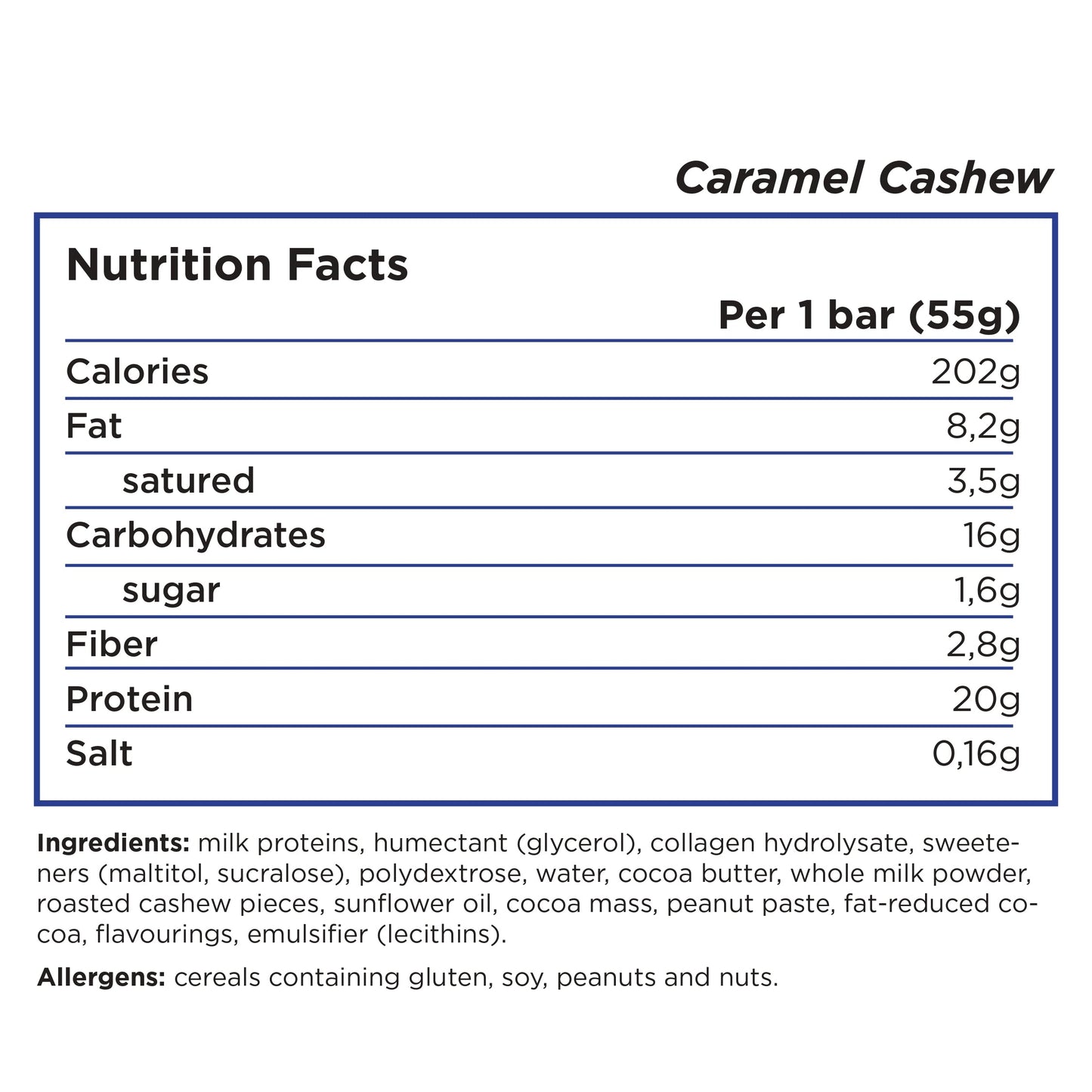 Barebells - High Protein No Sugar Added Bar - Box 12
