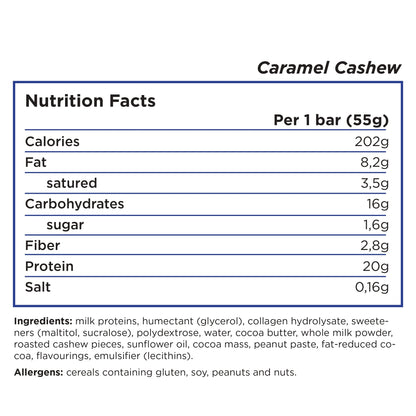 Barebells - High Protein No Sugar Added Bar - Box 12