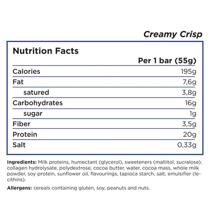 Barebells - High Protein No Sugar Added Bar - Box 12