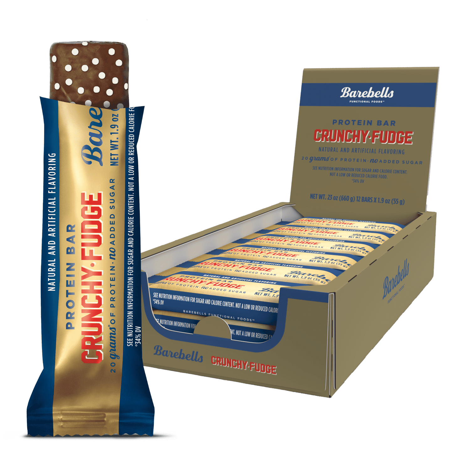 Barebells - High Protein No Sugar Added Bar - Box 12