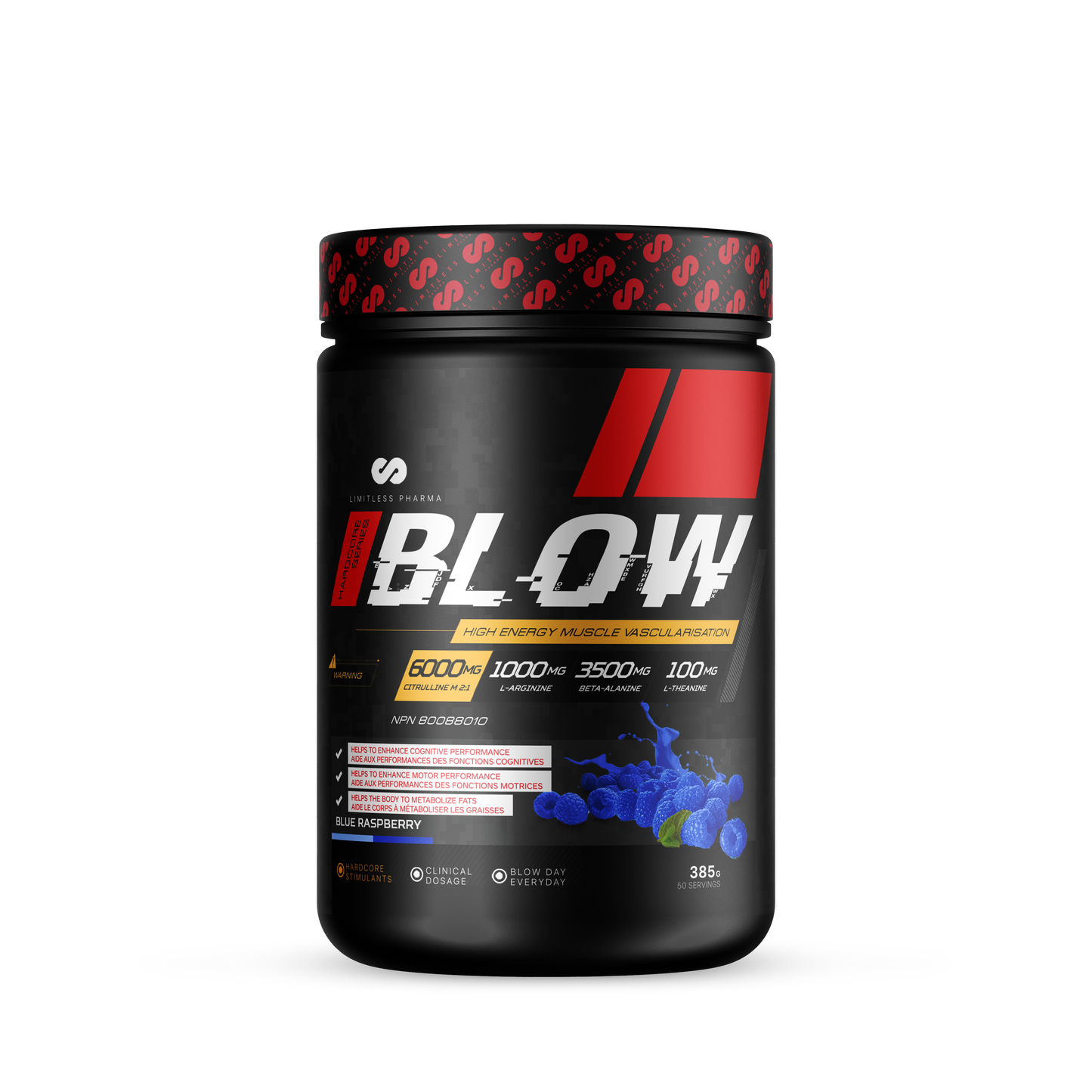 Limitless Pharma BLOW Pre Workout 385g