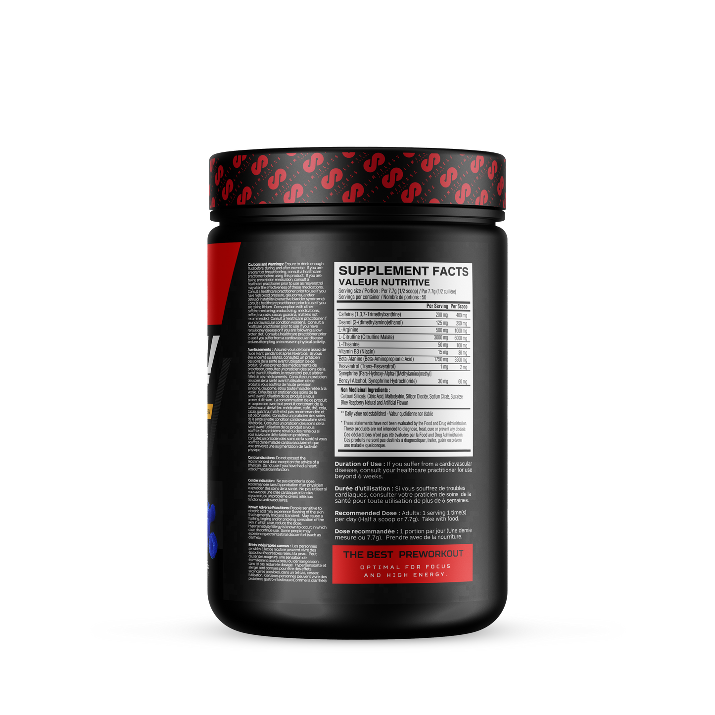 Limitless Pharma BLOW Pre Workout 385g