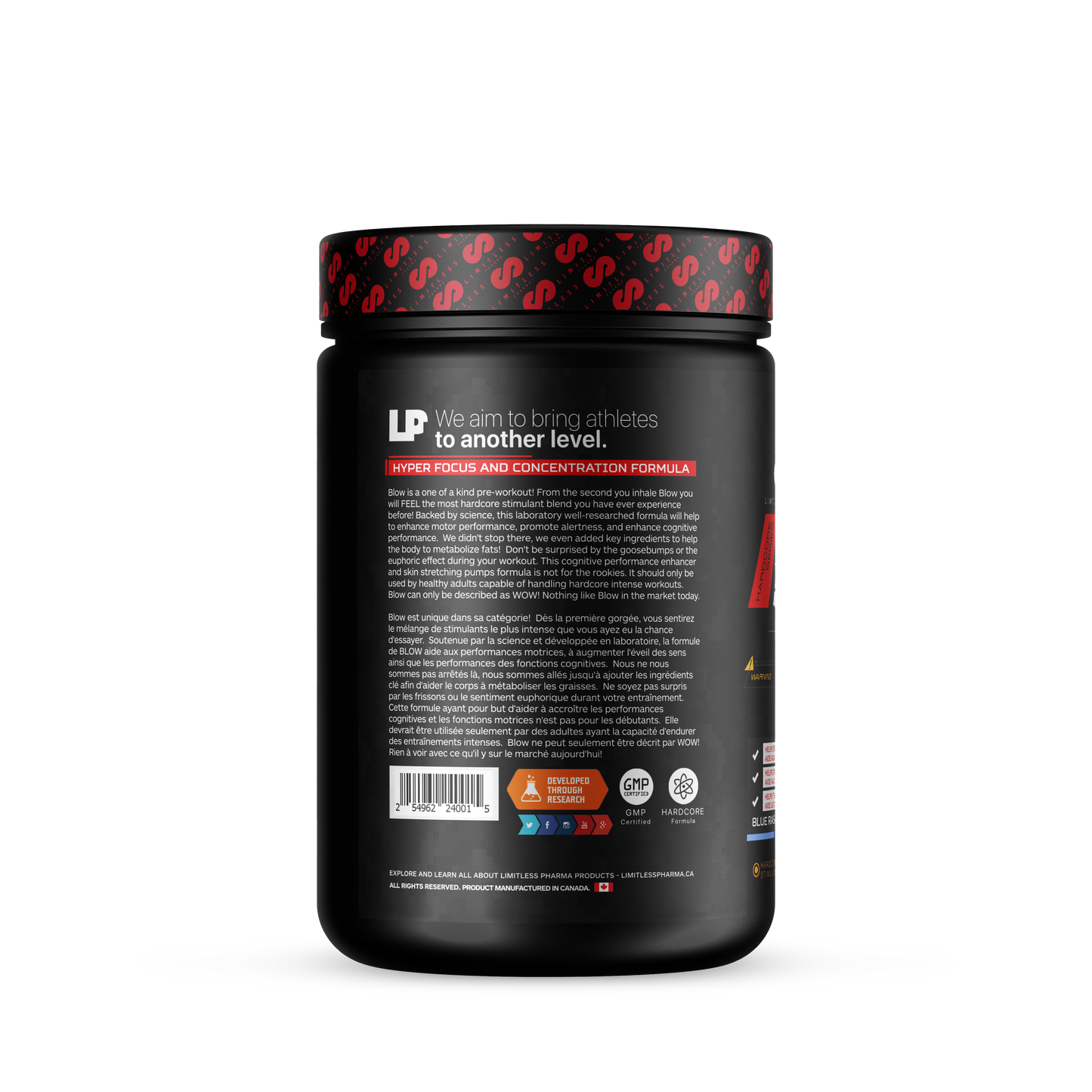 Limitless Pharma BLOW Pre Workout 385g