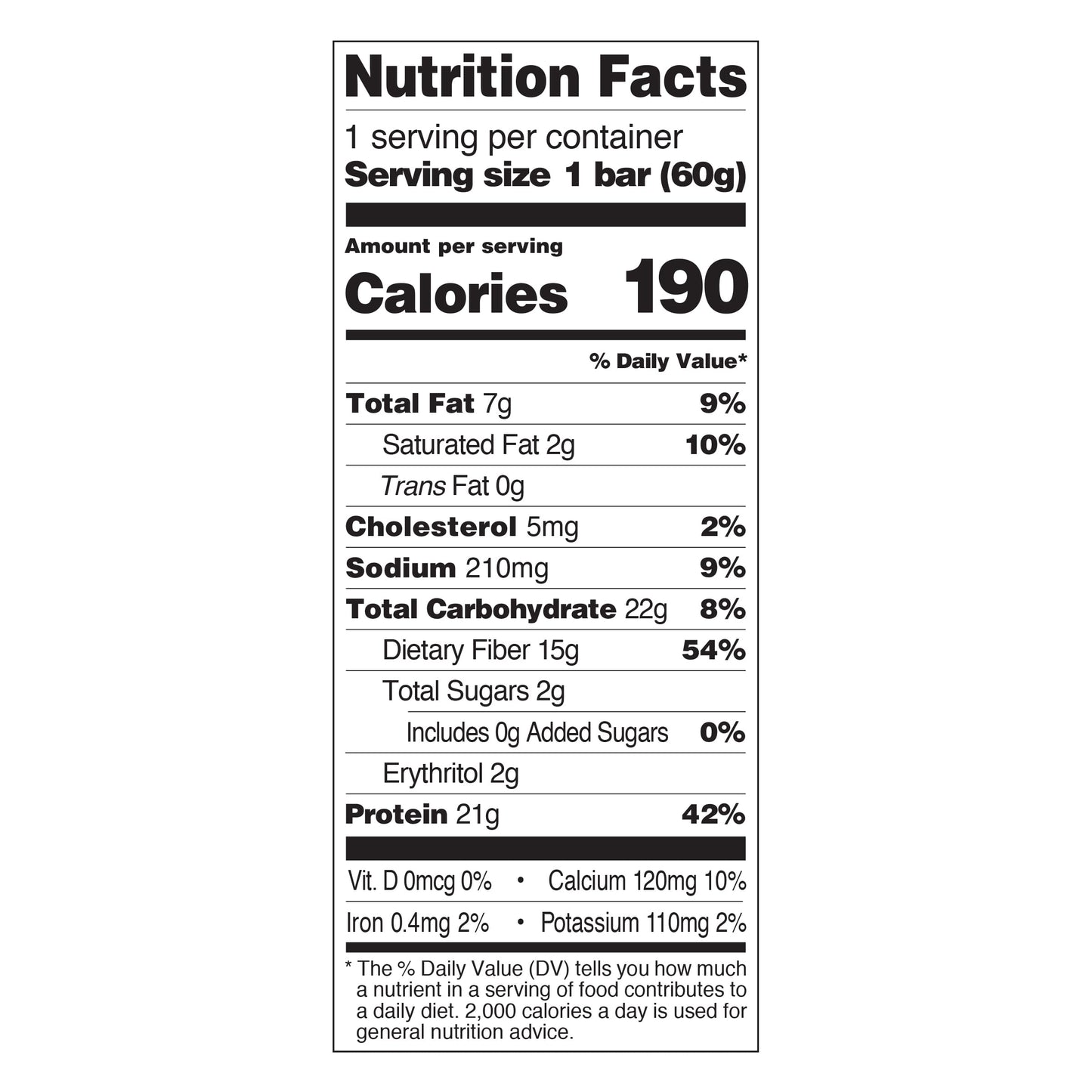 Quest Nutrition - Protein Bar High Fiber - Box 12