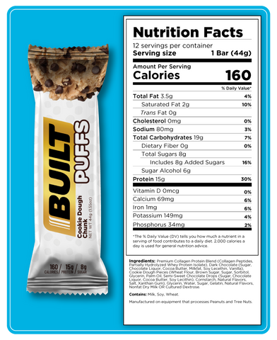 Built Bar Puffs - Limited Edition - 40g