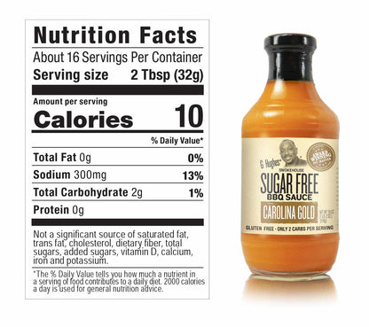 G Hughes Sugar Free BBQ Sauce 490g