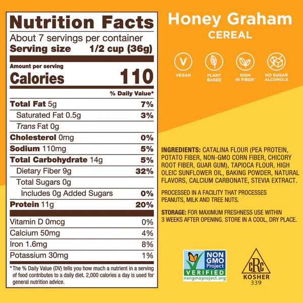 Catalina Crunch - Keto Friendly Cereal - 255g