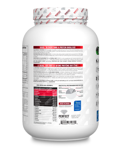 Perfect Sports - Diesel New Zealand Whey Isolate Protein - 2lbs