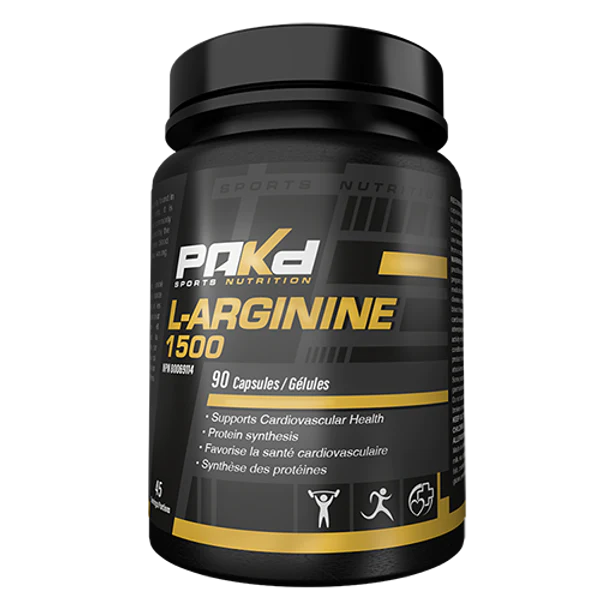 Pakd Sports Nutrition - L-Arginine - 90 caps