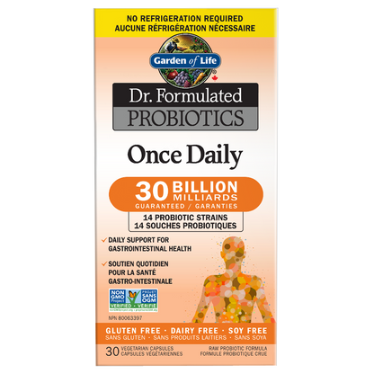Garden of Life - Dr. Formulated Probiotics 30 billions  - Once Daily 30Vcaps