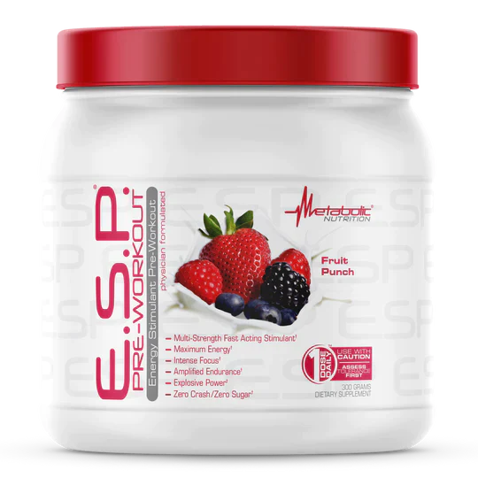 Metabolic Nutrition - E.S.P. Energy Stimulant Pre Workout - 300g