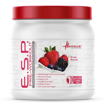 Metabolic Nutrition - E.S.P. Energy Stimulant Pre Workout - 300g