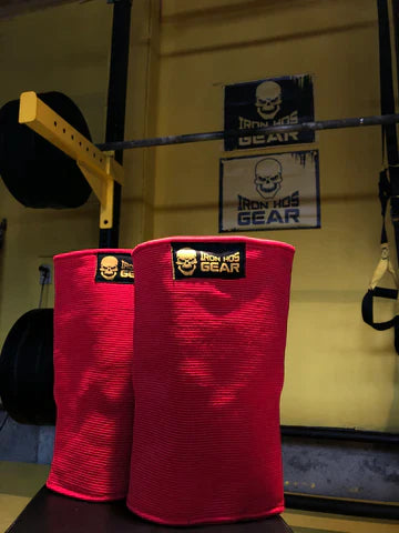 Iron Hos Gear - 2 ply Knee Sleeve Red