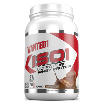Wanted1 ISO1 - Ultra Pure Whey Isolate Protein - 2lbs