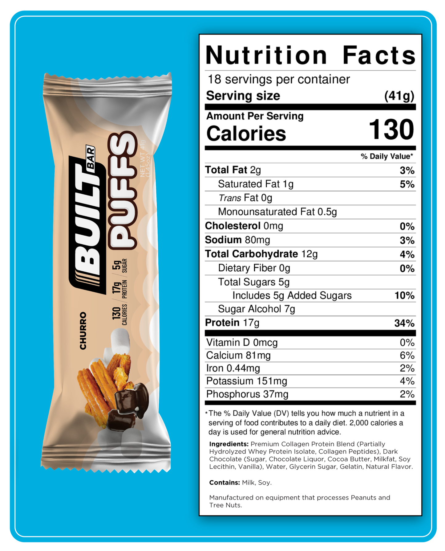 Built Bar Puffs - Limited Edition - 40g