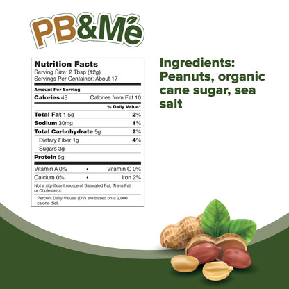 PB&Me - Powdered Peanut Butter - Original 453g