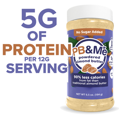 PB&Me - Powdered Almond Butter - No Sugar Added 184g