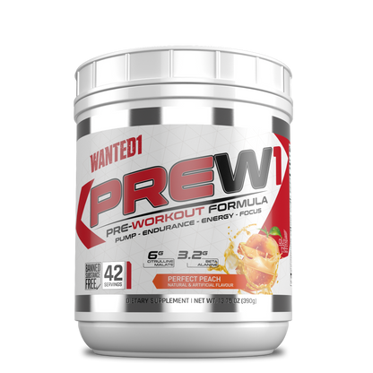 Wanted1 PreW1 - Pre Workout Formula - 42 serving