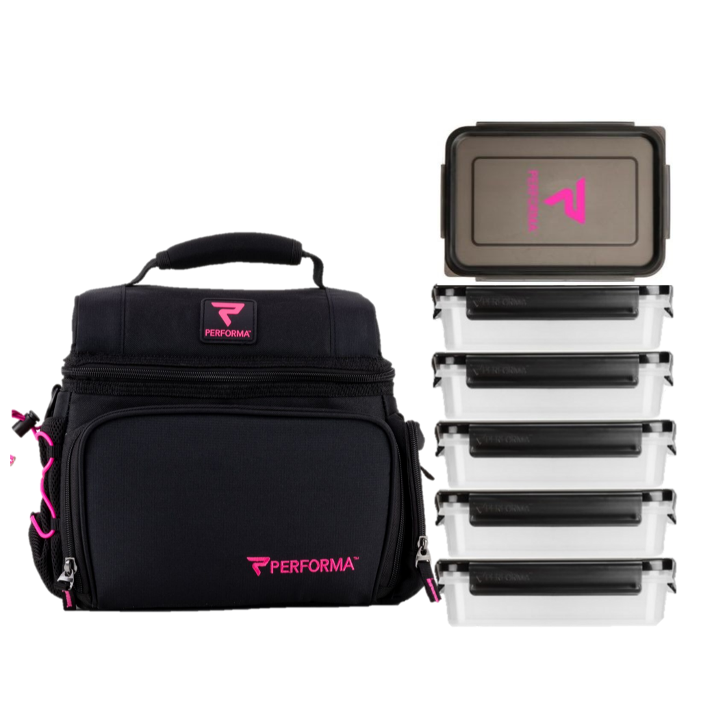 Performa Meal Bag Black/Pink