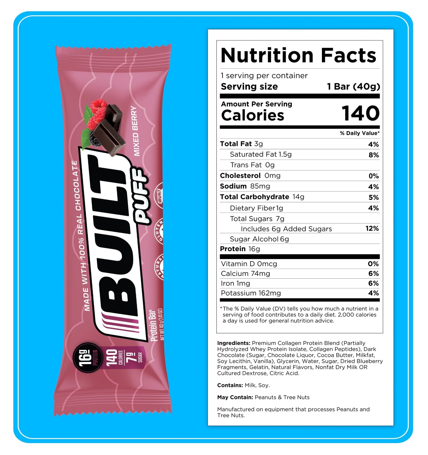 Built Bar Puffs - Limited Edition - 40g
