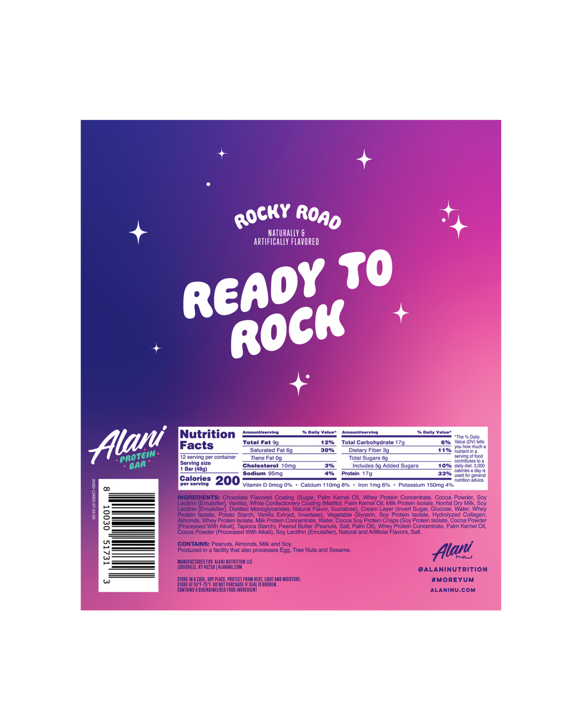 Alani Nu - Protein Bar 52g - Box 12