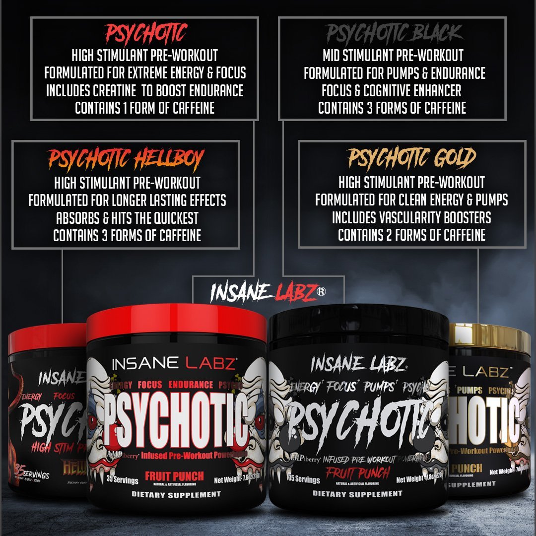 Insane Labz PSYCHOTIC Limited Edition HELLBOY