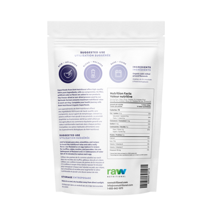 Raw Nutritional - Organic Ground Flaxseeds 300g