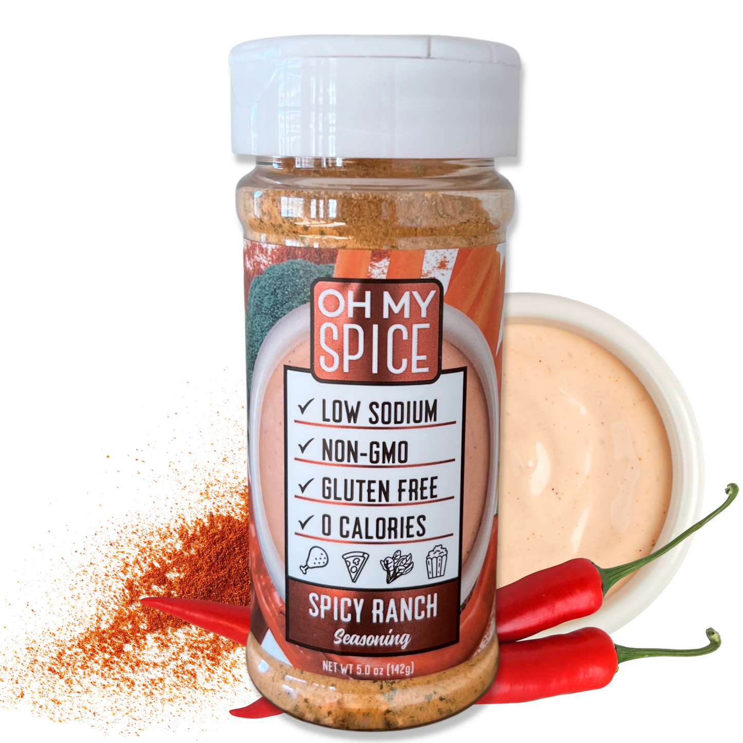 Oh My Spice -  High flavor & Low Sodium Seasoning - 141g