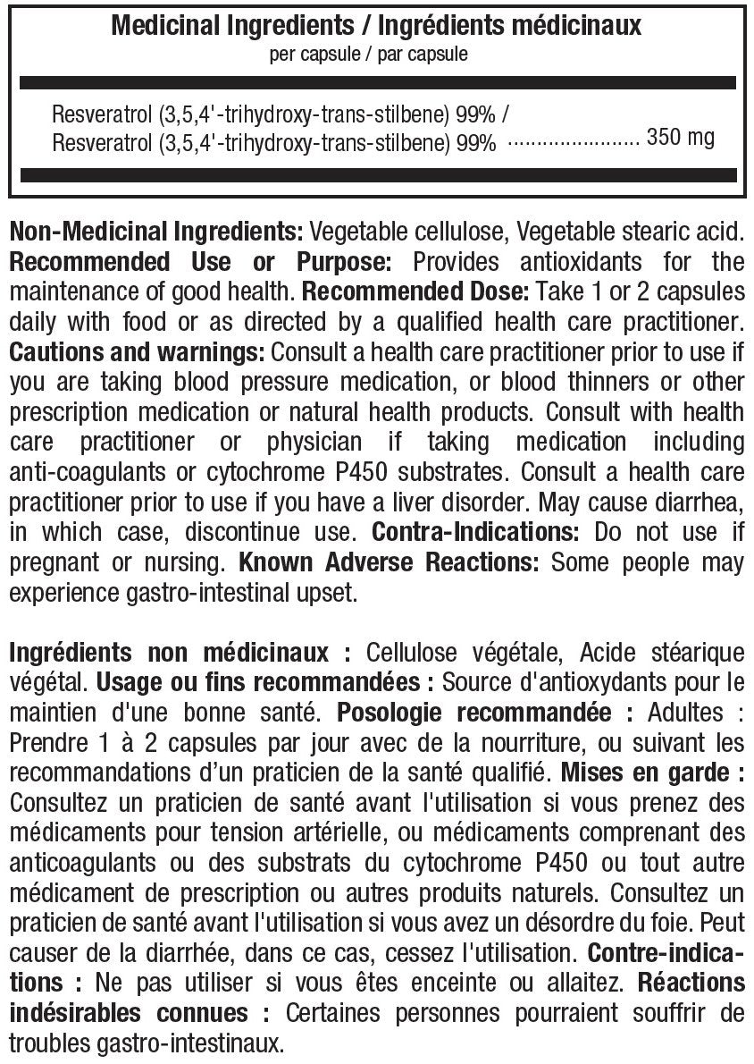 ATP Lab Trans Resveratrol 99% 60 caps