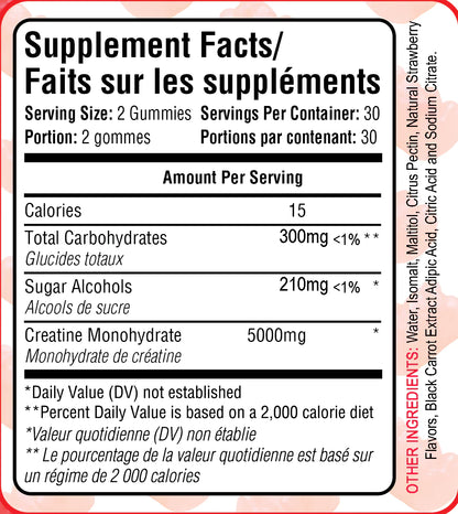 Certified Lab - Creatine Gummies - 60 pieces
