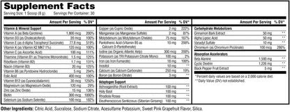 Metabolic Nutrition - Vitagen Vitamin Adaptagen Complex - 240g