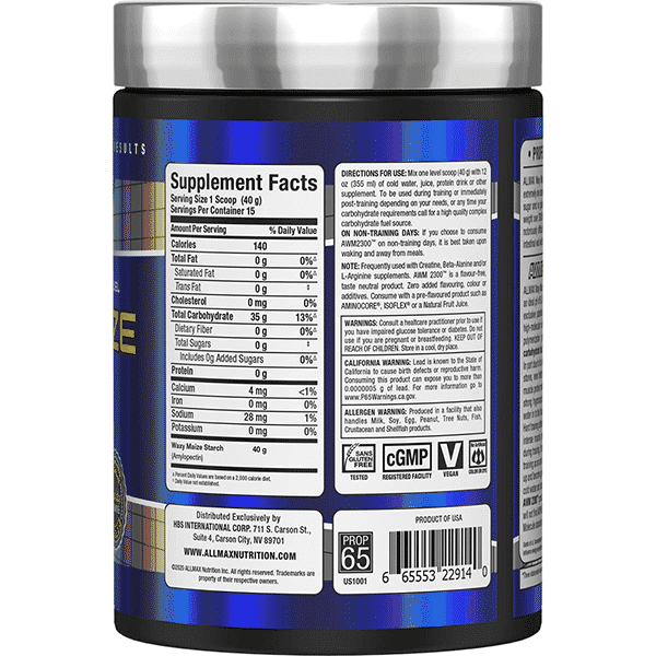 Allmax Waxy Maize 600g