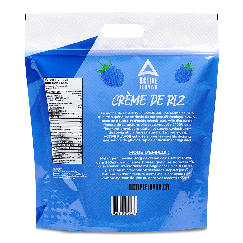 Active Flavor - Cream of Rice - 1.5kg