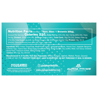 Prime Bites - Protein Brownie - Box 12