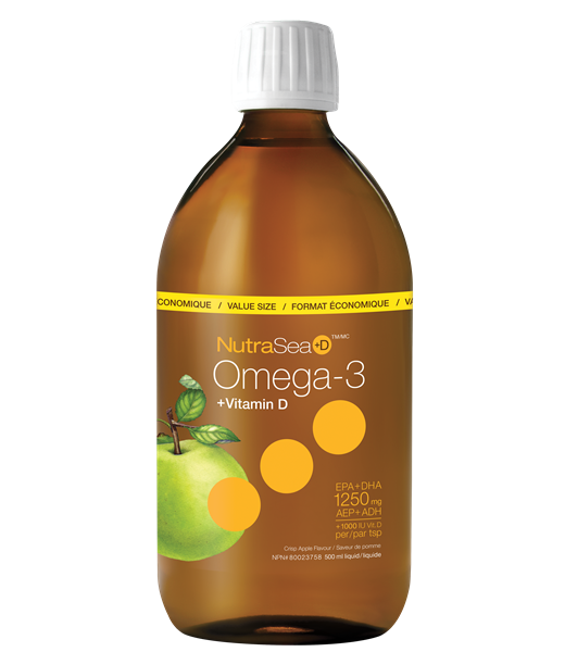 NutraSea Omega-3+Vitamin D 500ml