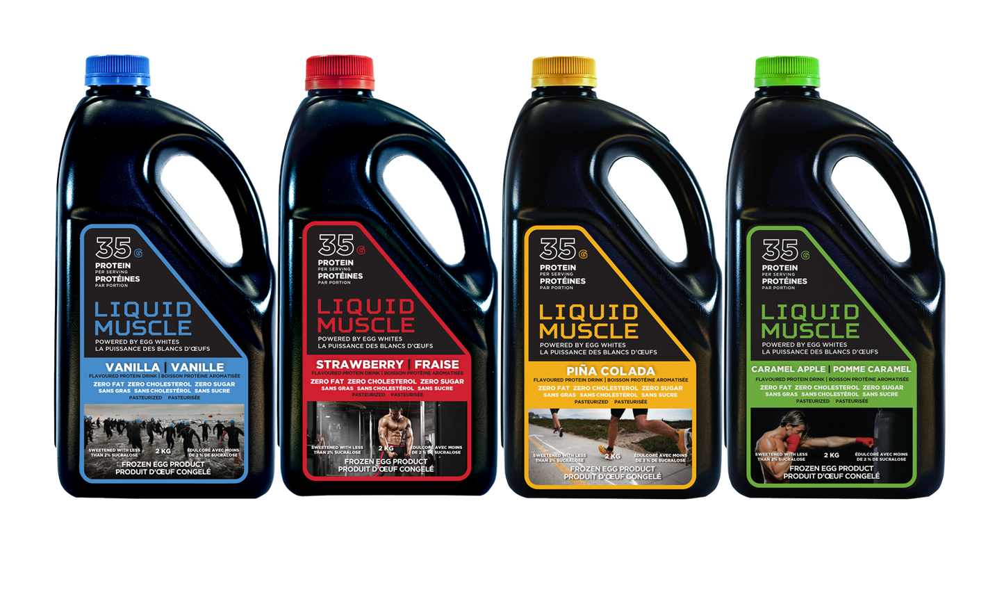 Liquid Muscle - Flavoured Pasteurized Egg White Drink - 2kg