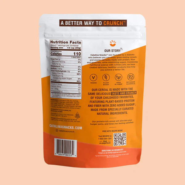 Catalina Crunch - Keto Friendly Cereal - 255g