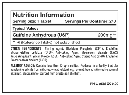 Mutant Caffeine 240 tabs
