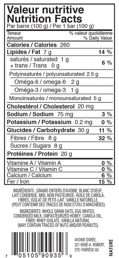 Oatmeal Gold - Energy Protein Bar 100g