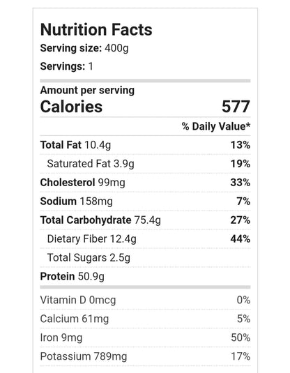 Hulk Meal - Penne Beef - 390g