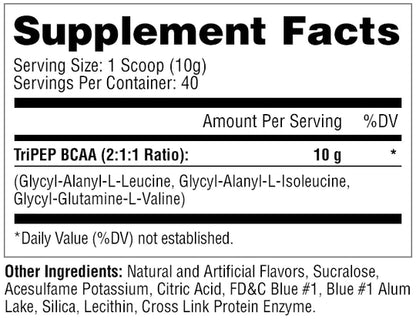 Metabolic Nutrition - Tri Pep Branch Chain Amino Acid - 400g