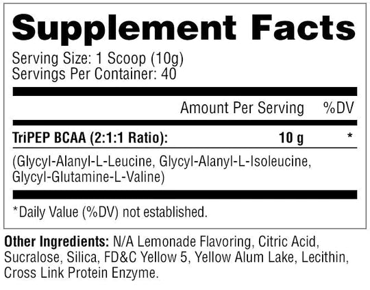 Metabolic Nutrition - Tri Pep Branch Chain Amino Acid - 400g