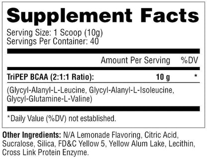 Metabolic Nutrition - Tri Pep Branch Chain Amino Acid - 400g