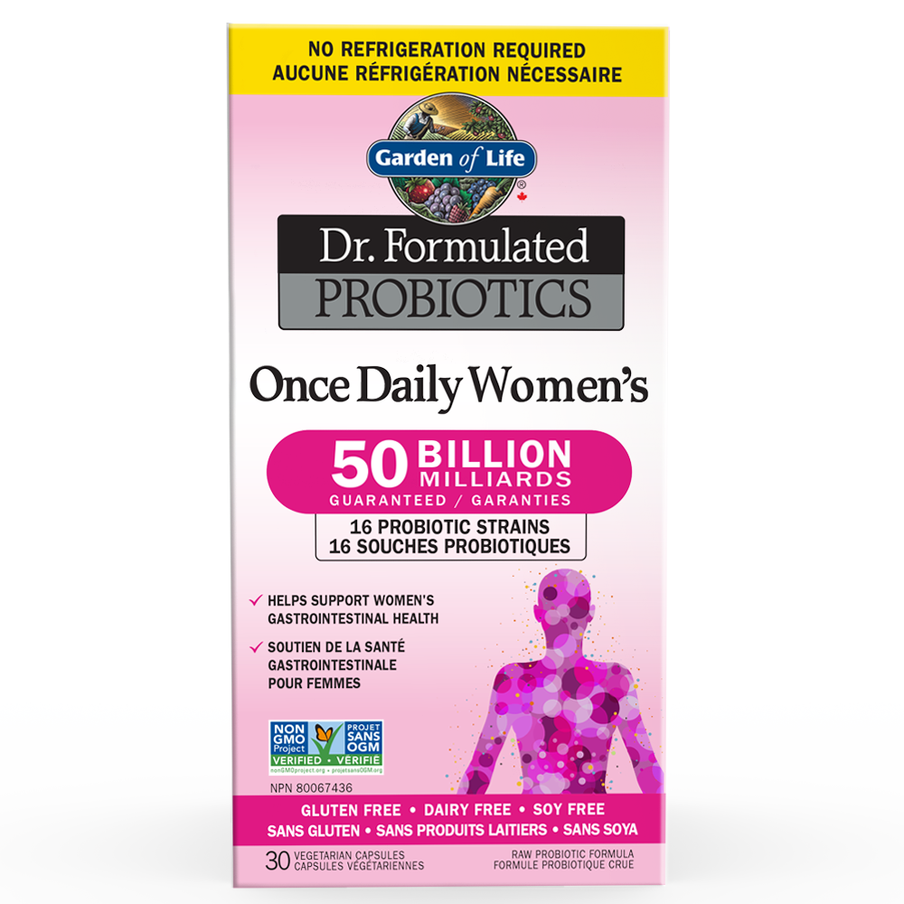 Garden of Life - Dr. Formulated Probiotics 50 billions for Women's - Once Daily 30Vcaps